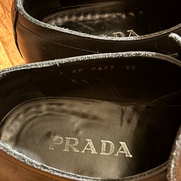 PRADA men’s buckle shoes - Picture 4 of 5